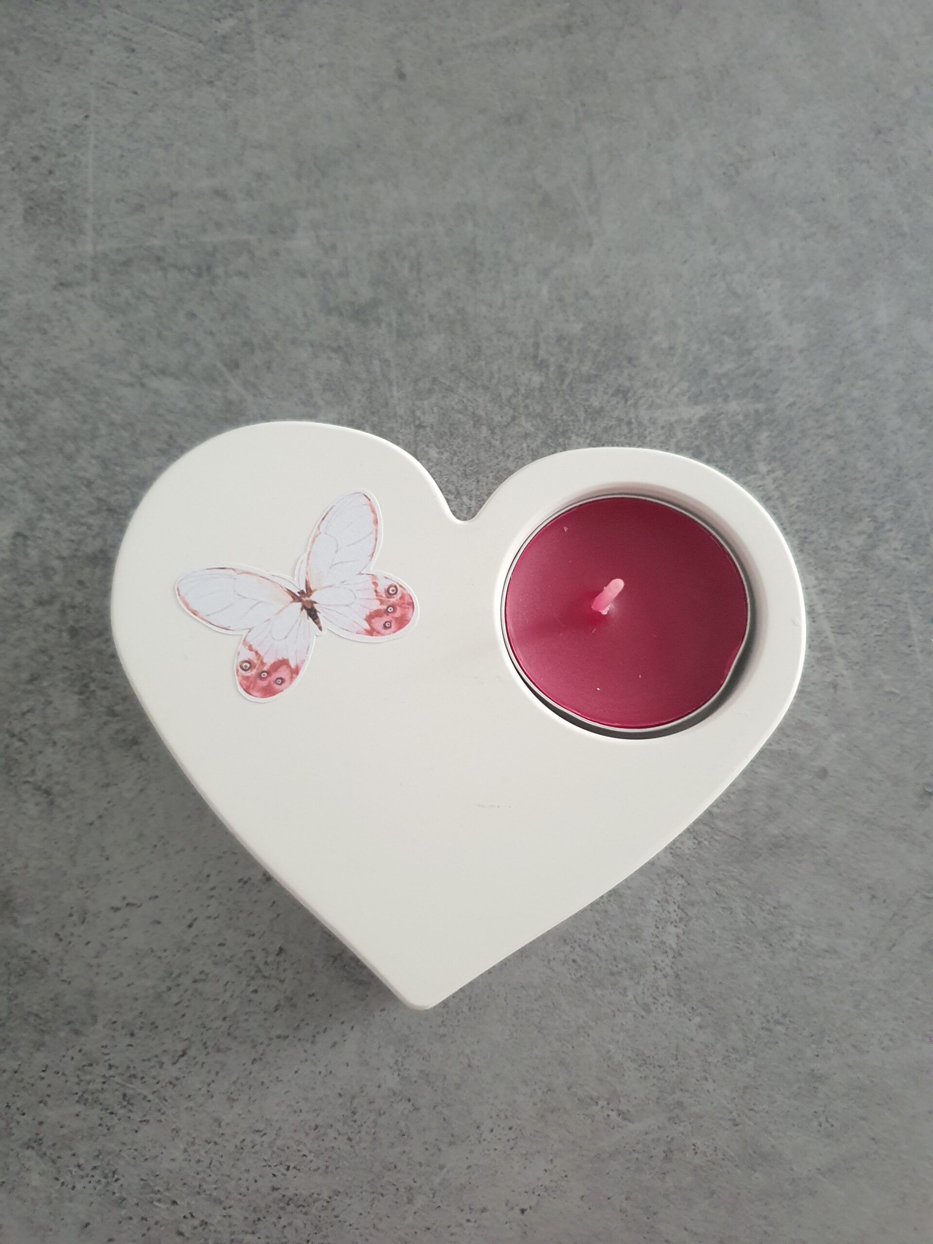 Cuore porta candela tealight